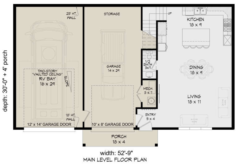 House Plan House Plan #33526 Drawing 1