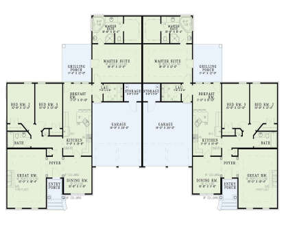 Main Floor  for House Plan #110-01143