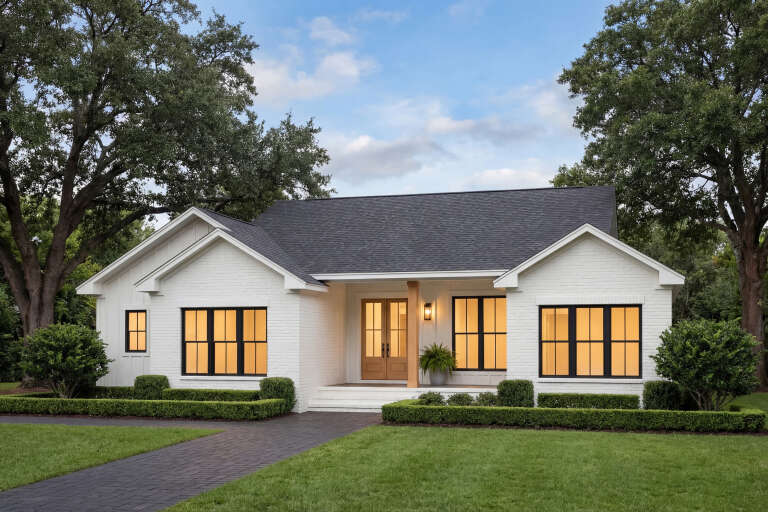 House Plan House Plan #33528 Angled Front Elevation