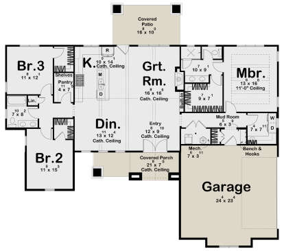 Main Floor  for House Plan #963-01158
