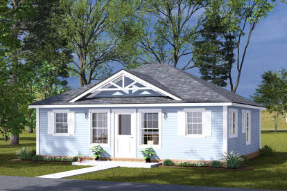 Cottage House Plan #4848-00472 Elevation Photo