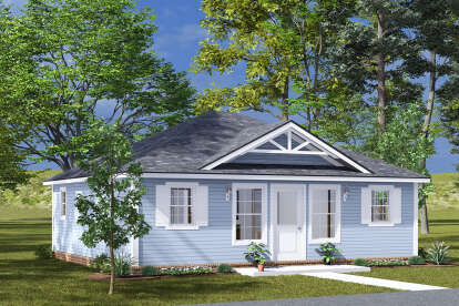 Cottage House Plan #4848-00472 Elevation Photo