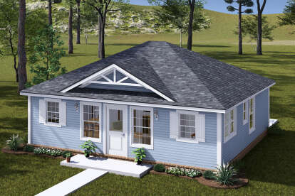Cottage House Plan #4848-00472 Elevation Photo