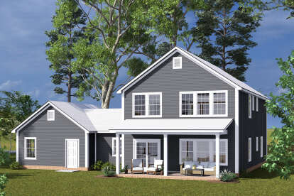 Modern Farmhouse House Plan #4848-00473 Elevation Photo