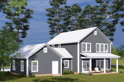 Modern Farmhouse House Plan #4848-00473 Elevation Photo