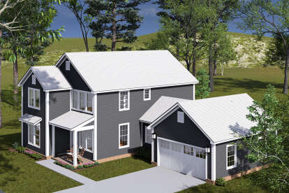 Modern Farmhouse House Plan #4848-00473 Elevation Photo