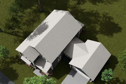 Modern Farmhouse House Plan #4848-00473 Elevation Photo