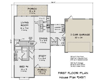 Main Floor  for House Plan #4848-00475