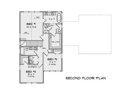 Second Floor for House Plan #4848-00475