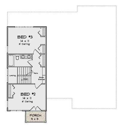 Second Floor for House Plan #4848-00476