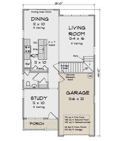 Main Floor  for House Plan #4848-00478