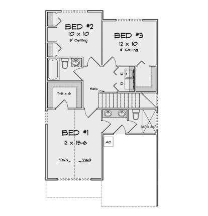 Second Floor for House Plan #4848-00478