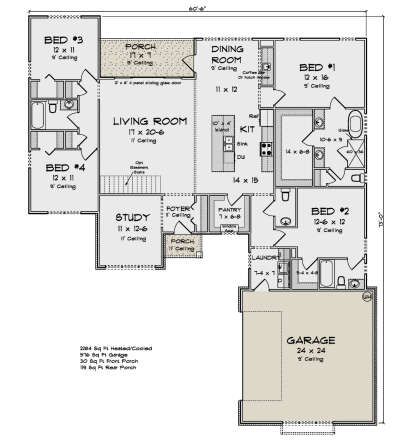 Main Floor  for House Plan #4848-00479