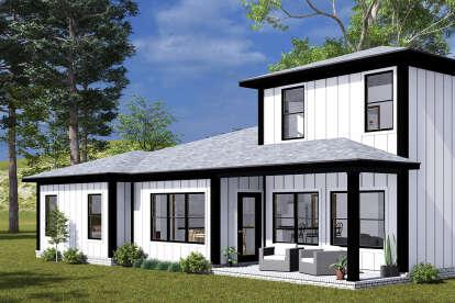 Modern House Plan #4848-00480 Elevation Photo