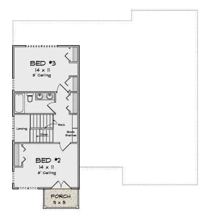 Second Floor for House Plan #4848-00480