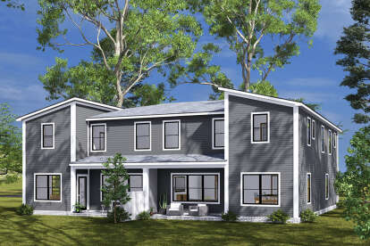 Contemporary House Plan #4848-00483 Elevation Photo