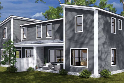 Contemporary House Plan #4848-00483 Elevation Photo