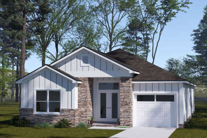 Cottage House Plan #4848-00484 Elevation Photo