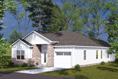 Cottage House Plan #4848-00484 Elevation Photo