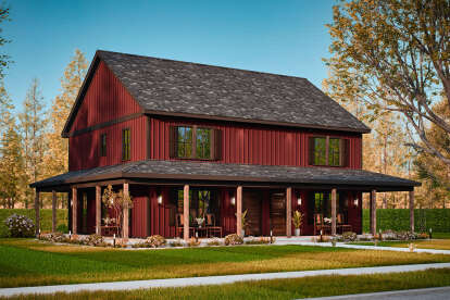 Country House Plan #699-00410 Elevation Photo