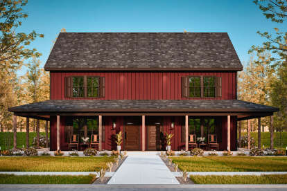 Country House Plan #699-00410 Elevation Photo