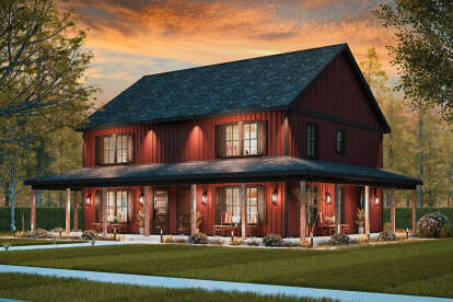 Country House Plan #699-00410 Elevation Photo