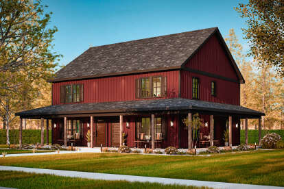 Country House Plan #699-00410 Elevation Photo