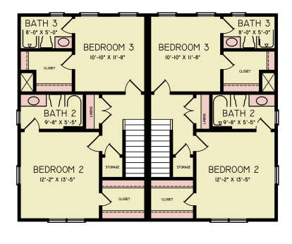 Second Floor for House Plan #699-00410