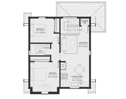 Second Floor for House Plan #2452-00005