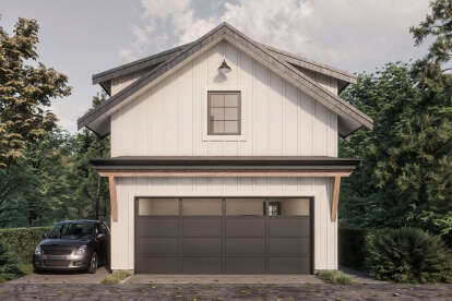 Modern Farmhouse House Plan #2452-00008 Elevation Photo