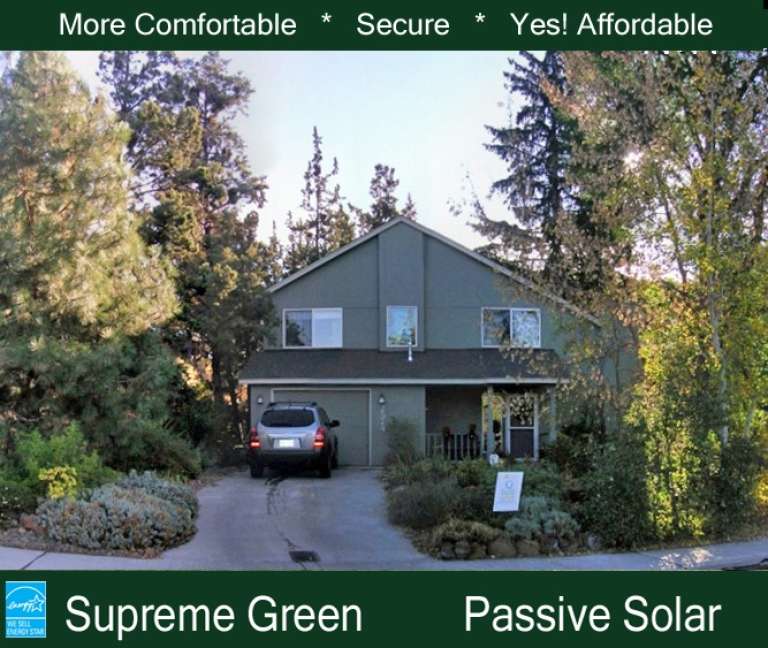 Passive Solar House Plan #192-00033 Elevation Photo