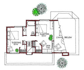 Floorplan 2 for House Plan #192-00033