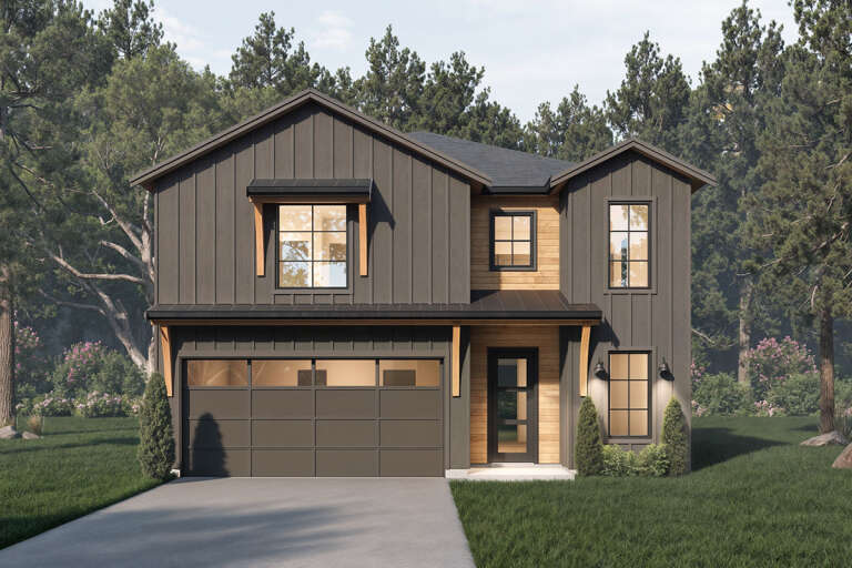 House Plan House Plan #33551 Front Elevation 