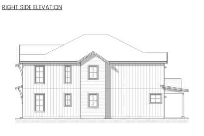 Modern Farmhouse House Plan #2452-00010 Elevation Photo