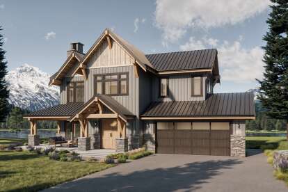 Craftsman House Plan #2452-00011 Elevation Photo