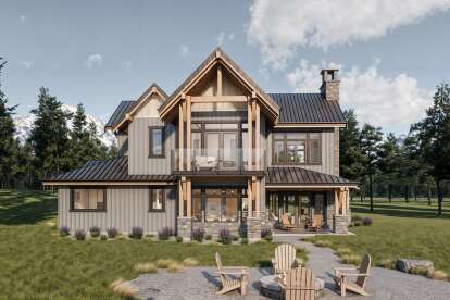 Craftsman House Plan #2452-00011 Elevation Photo
