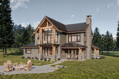 Craftsman House Plan #2452-00011 Elevation Photo