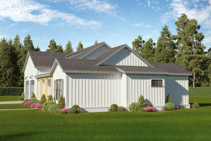 Barn House Plan #009-00450 Elevation Photo