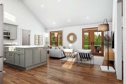 Barn House Plan #009-00450 Additional Photo