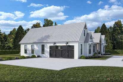 Modern Farmhouse House Plan #7516-00091 Elevation Photo