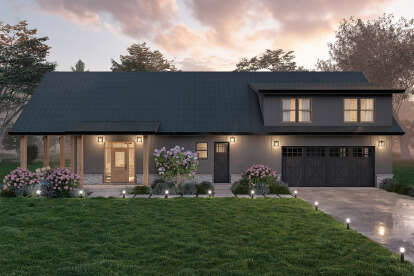 Modern Farmhouse House Plan #7174-00035 Elevation Photo