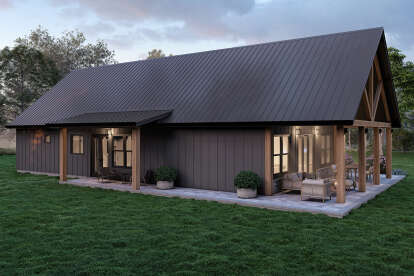 Modern Farmhouse House Plan #7174-00035 Elevation Photo
