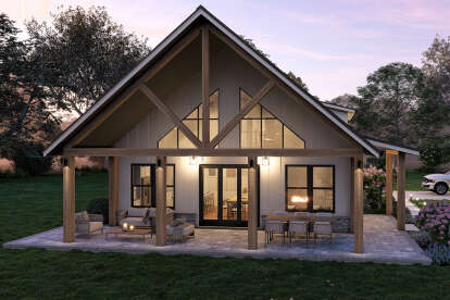 Modern Farmhouse House Plan #7174-00035 Elevation Photo