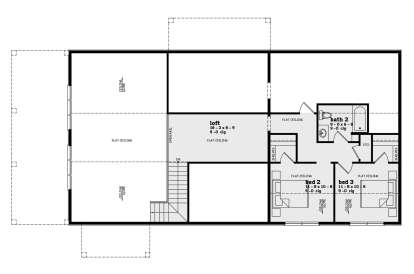 Second Floor for House Plan #7174-00035