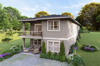 Traditional House Plan #035-01155 Elevation Photo