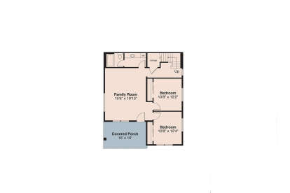 Basement for House Plan #035-01155