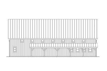 Barn House Plan #035-01158 Elevation Photo