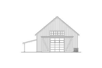 Barn House Plan #035-01158 Elevation Photo
