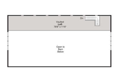 Loft for House Plan #035-01158