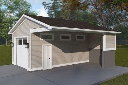 Traditional House Plan #2802-00406 Elevation Photo
